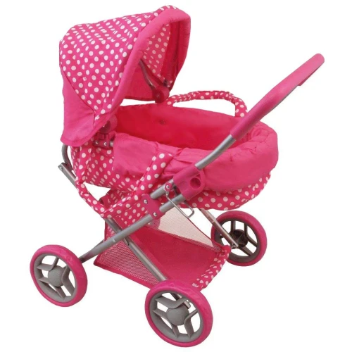 Cărucior pentru păpuși Baby Mix Dots Pink cumpăra în Chișinau