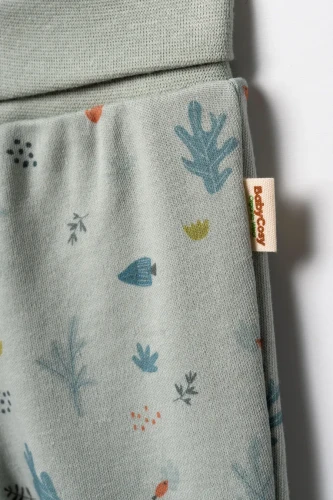 Штанишки BabyCosy Green & Ecru, 2 шт. (6-9М) купить в Кишиневе