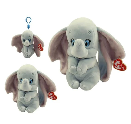 Плюшевая игрушка TY Слонёнок Dumbo Beanie Babies, 15 см купить в Кишиневе