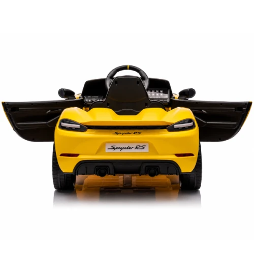 Mașinuță electrică KidsCar Porsche 718 Spyder RS, 12V/7Ah, 2 motoare 25W, roți EVA, scaun din piele cumpăra în Chișinau