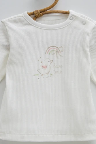 Комплект из 3 штук Caramell Love Time Pink & Ecru (9-12М) купить в Кишиневе