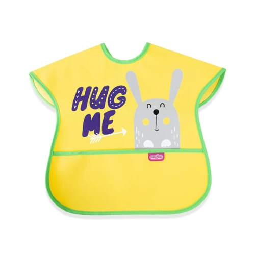 Полиэстеровый слюнявчик BabyJem Poly Large Bib Yellow купить в Кишиневе