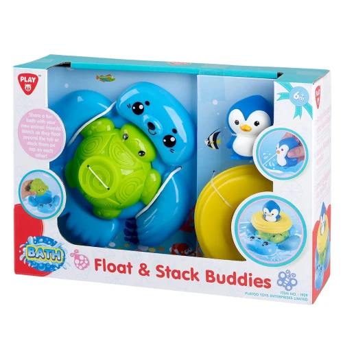 Игрушки для ванны PlayGO Float & Stack Buddies, 4 шт. купить в Кишиневе