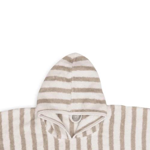 Prosop de baie Jollein Poncho Stripe Terry Olive Green, 60x63 cm cumpăra în Chișinau