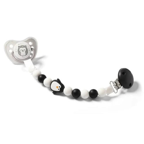 Цепочка для пустышки BabyOno Natural Nursing Black купить в Кишиневе