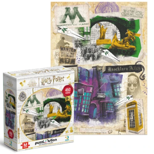 Пазл Dodo Министерство магии и Ноктюрн-аллея, серия Harry Potter, 450 элементов купить в Кишиневе