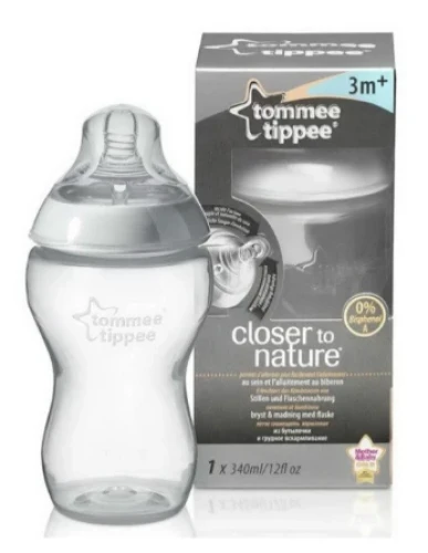 Пластиковая бутылочка для кормления Tommee Tippee 340 мл купить в Кишиневе