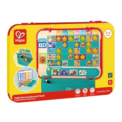 Планировочная доска Hape Habit Heroes Reward Chart купить в Кишиневе Планировочная доска Hape Habit Heroes Reward Chart купить в Кишиневе