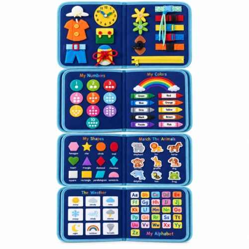 Бизиборд New World Book Dinosaurus Blue купить в Кишиневе