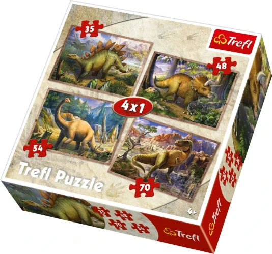 Пазл Toys outlet Динозавры 4 в 1, 207 элементов купить в Кишиневе