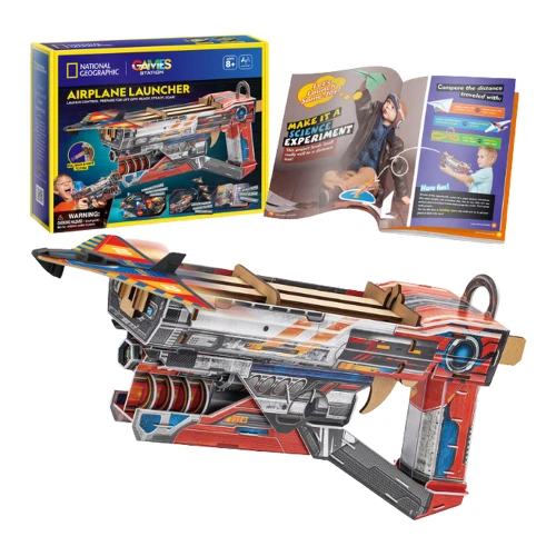 Puzzle 3D Cubic Fun STEM Series Lansator de avioane - învățăm bazele aerodinamicii, 306 elemente cumpăra în Chișinau