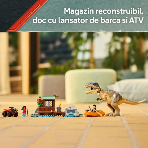 Конструкторы Lego Jurassic World T. Rex River Escape, 199 элементов купить в Кишиневе