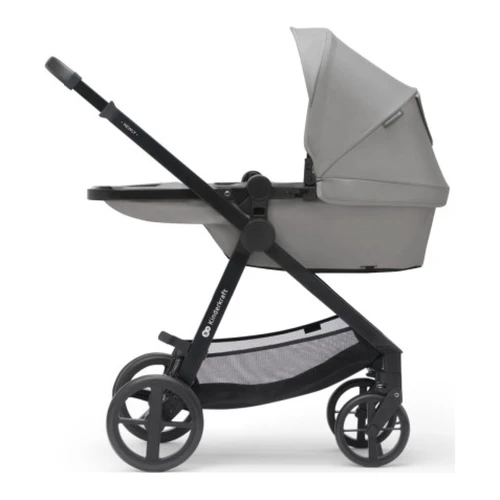 Cărucior 4 în 1 Kinderkraft Newly cu scaun auto Mink Pro și bază, Moonlight Grey cumpăra în Chișinau