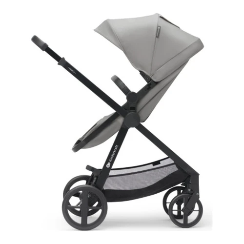 Cărucior 4 în 1 Kinderkraft Newly cu scaun auto Mink Pro și bază, Moonlight Grey cumpăra în Chișinau