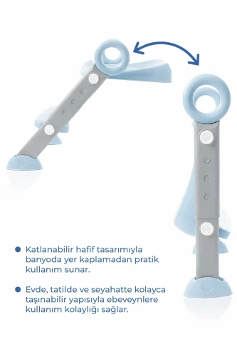 Colac pentru WC copii cu treaptă BabyJem Soft Blue, 24 luni+ cumpăra în Chișinau