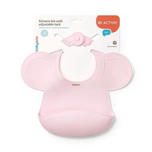 Нагрудник из силикона BabyOno Pink купить в Кишиневе