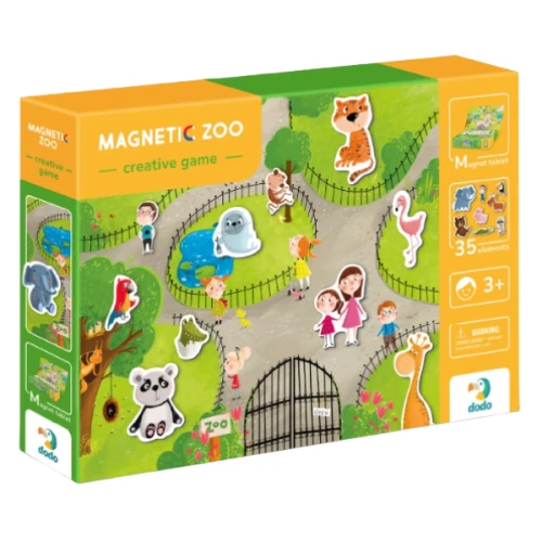 Set de creație Dodo Joc magnetic Zoo, 1 tablă magnetică, 35 elemente cumpăra în Chișinau
