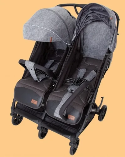Carucior de plimbare pentru gemeni Carrello Presto Duo Steam Beige cumpăra în Chișinau