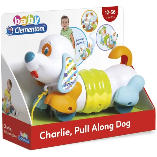 Jucarie de tras Clementoni Charlie, Pull Along Dog cumpăra în Chișinau
