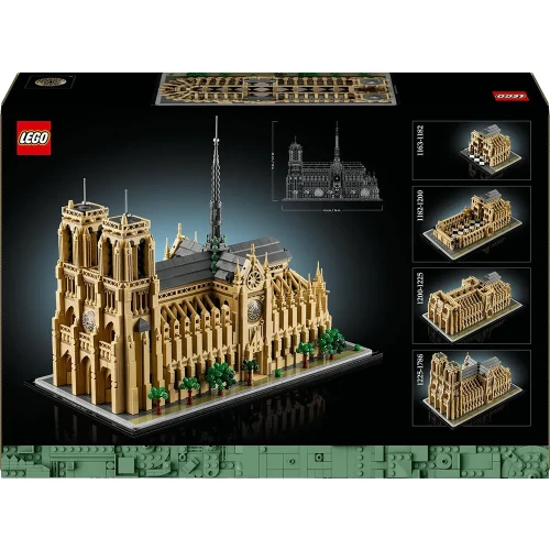 Set construcție Lego Architecture Notre-Dame de Paris, 4383 elemente cumpăra în Chișinau