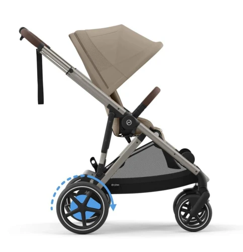 Прогулочная коляска с реверсивным блоком Cybex e-Gazelle S TPE Almond Beige купить в Кишиневе
