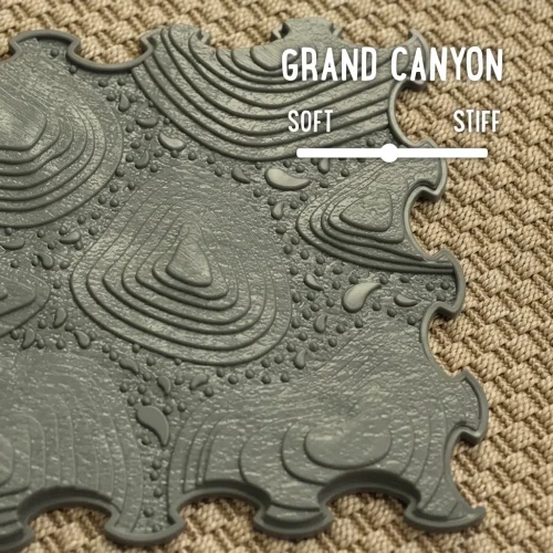 Covoraș ortopedic pentru copii Ortoto Puzzle Grand Canyon Storm Grey, 30×30 cm, 1 buc. cumpăra în Chișinau