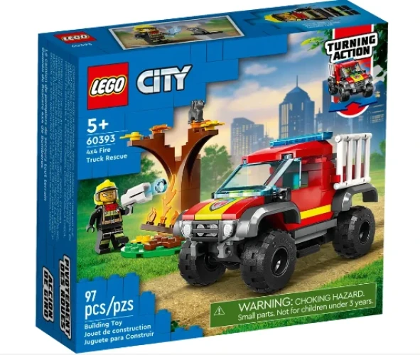 Конструкторы Lego City 4x4 Fire Truck Rescue, 97 элементов купить в Кишиневе
