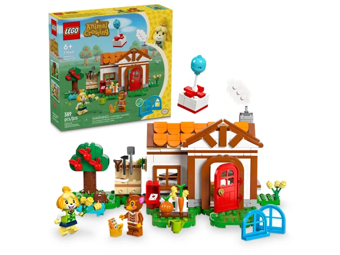 Set construcție LEGO Animal Crossing Isabelle's House Visit, 389 elemente cumpăra în Chișinau