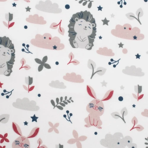 Пелёнка из хлопковой фланели New Baby Animals (57x47 см), 1 шт купить в Кишиневе