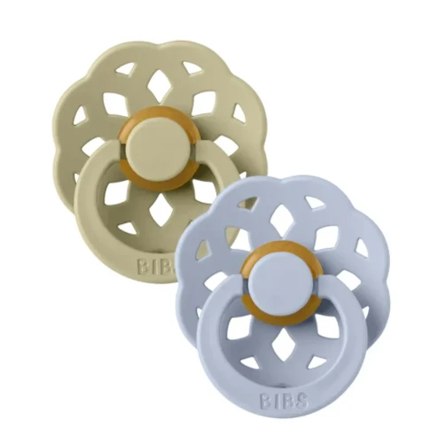 Круглые латексные соски Bibs Boheme Khaki & Dusty Blue (0-6 мес.), 2 шт. купить в Кишиневе