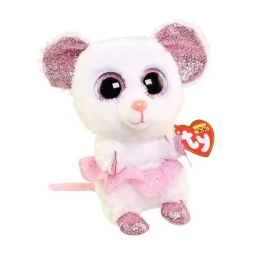 Плюшевая игрушка TY Мышка-балерина Nina Beanie Boos, 15 см купить в Кишиневе