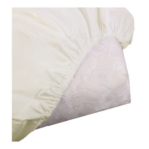 Cearșaf cu elastic Veres 142.02 pentru saltea 120x60 cm, crem cumpăra în Chișinau