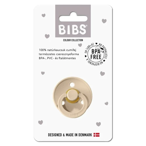 Пустышка круглая латексная Bibs Colour Vanilla 0-6 мес купить в Кишиневе