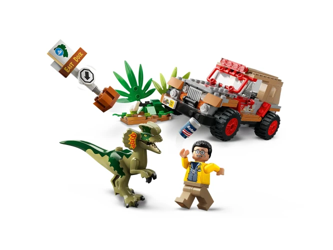 Set construcție Lego Jurassic World Dilophosaurus Ambush, 211 elemente cumpăra în Chișinau
