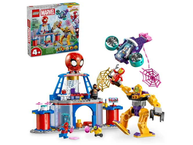 Конструкторы LEGO Marvel Team Spidey Web Spinner Headquarters, 193 элементов купить в Кишиневе