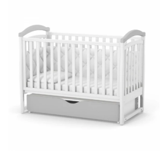 Механизм Veres качания с ящиком для детской кроватки LD-13 White-Grey купить в Кишиневе