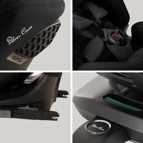 Автокресло 40-145 см (i-Size) Isofix Silver Cross Motion 2 All Size Space, поворотное 360 купить в Кишиневе