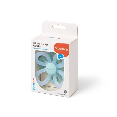 Прорезыватель для зубов BabyOno Flower Blue купить в Кишиневе