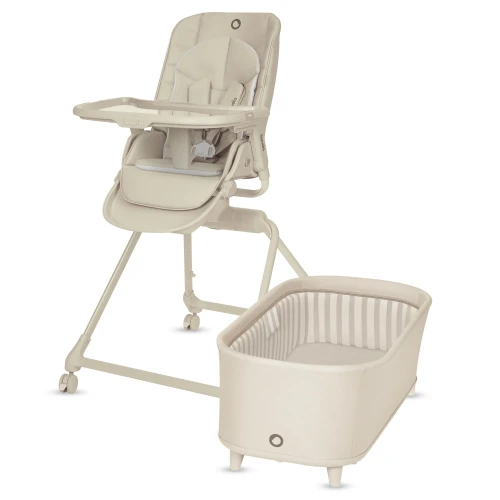 Детская кроватка + Стул для кормления 3 в 1 Lionelo Maddie Beige купить в Кишиневе
