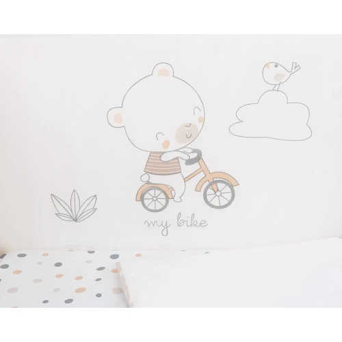Комплект в кроватку 2 предметов Kikkaboo My Teddy Бежевый купить в Кишиневе