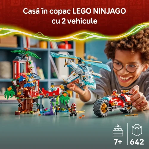Set construcție Lego Ninjago Ninja Vehicle Tree House Bat, 642 elemente cumpăra în Chișinau