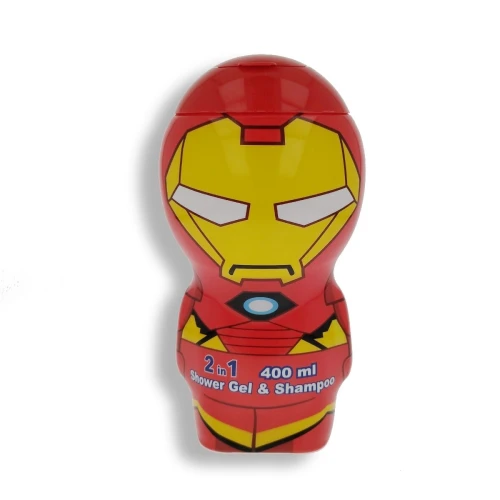 Gel de duș și șampon pentru copii 2 in 1 Air-Val 2D Iron Man, 400 ml cumpăra în Chișinau