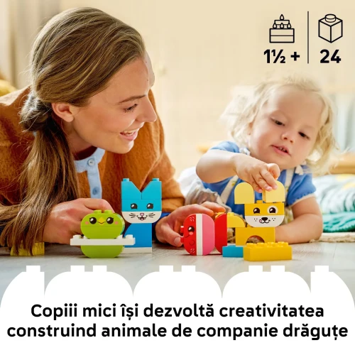 Set construcție Lego Duplo 3 in 1 My First Creative Cute Pets, 24 elemente cumpăra în Chișinau
