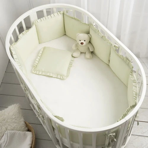 Бортики в кроватку Perina Lovely Dream Фисташковый, 360x29 см купить в Кишиневе