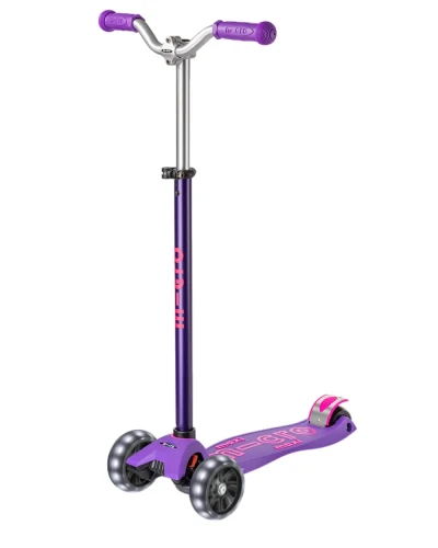 Trotinetă Micro Maxi Deluxe Pro LED Purple Pink cumpăra în Chișinau