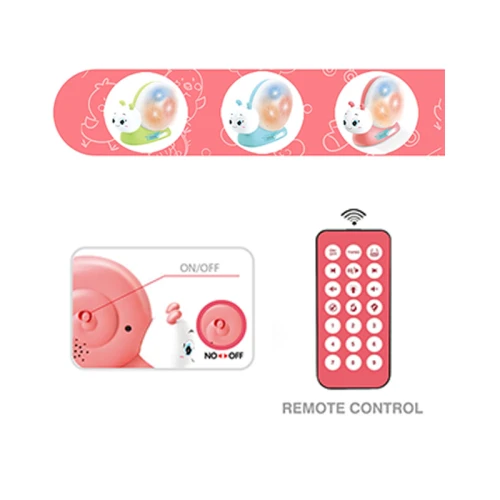 Музыкальный проектор BabyLand Snail Pink купить в Кишиневе