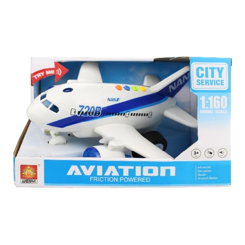 Avion cu inerție Wenyi Planebus 720B, scara 1:160 (lumină/sunet) cumpăra în Chișinau