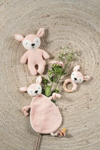Игрушка для пустышки Jollein Deer Pale Pink купить в Кишиневе