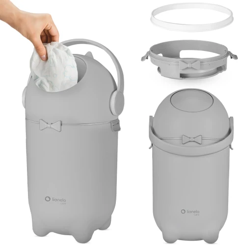 Корзина для подгузников Lionelo Purebin Grey купить в Кишиневе