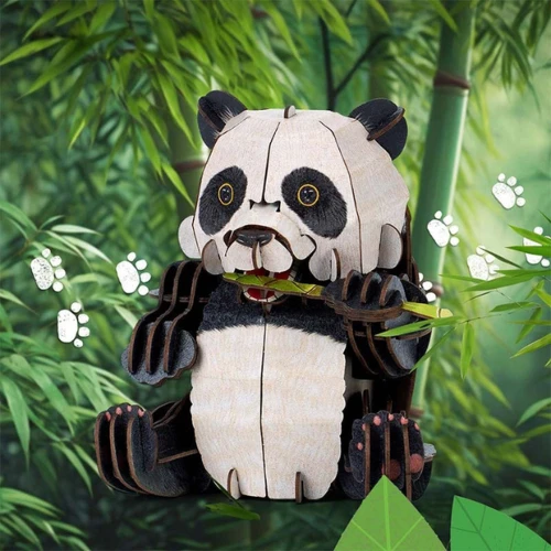 Puzzle 3D Cubic Fun National Geographic Panda mare, 55 elemente cumpăra în Chișinau